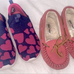 Girls sneakers and moccasins